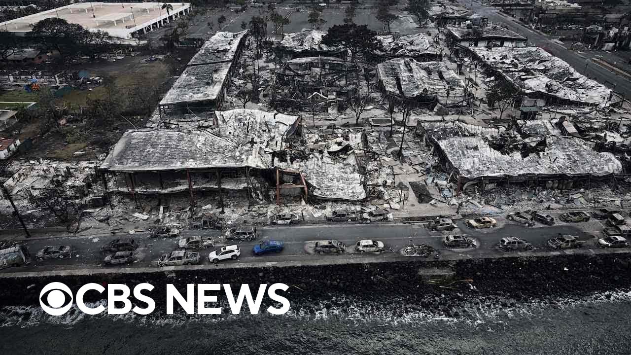 Maui fires' destruction in Lahaina captured in videos