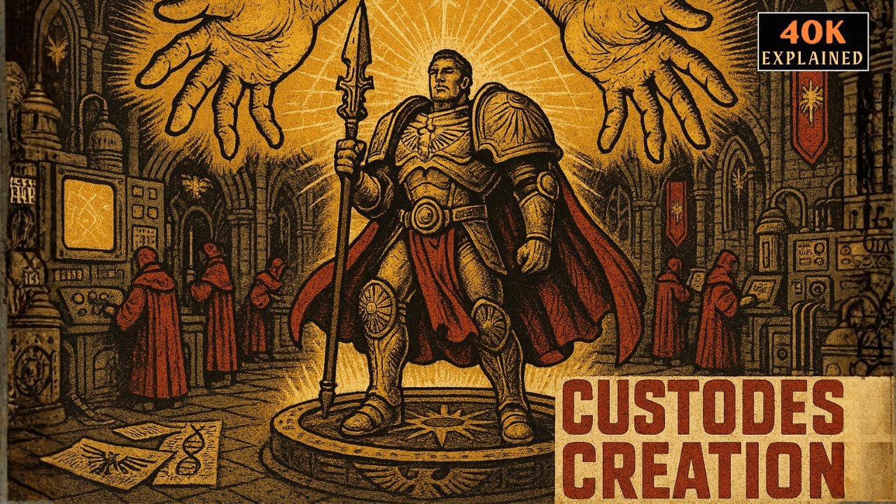 The Genetic Secrets Behind The Adeptus Custodes Creation | Warhammer 40K Lore