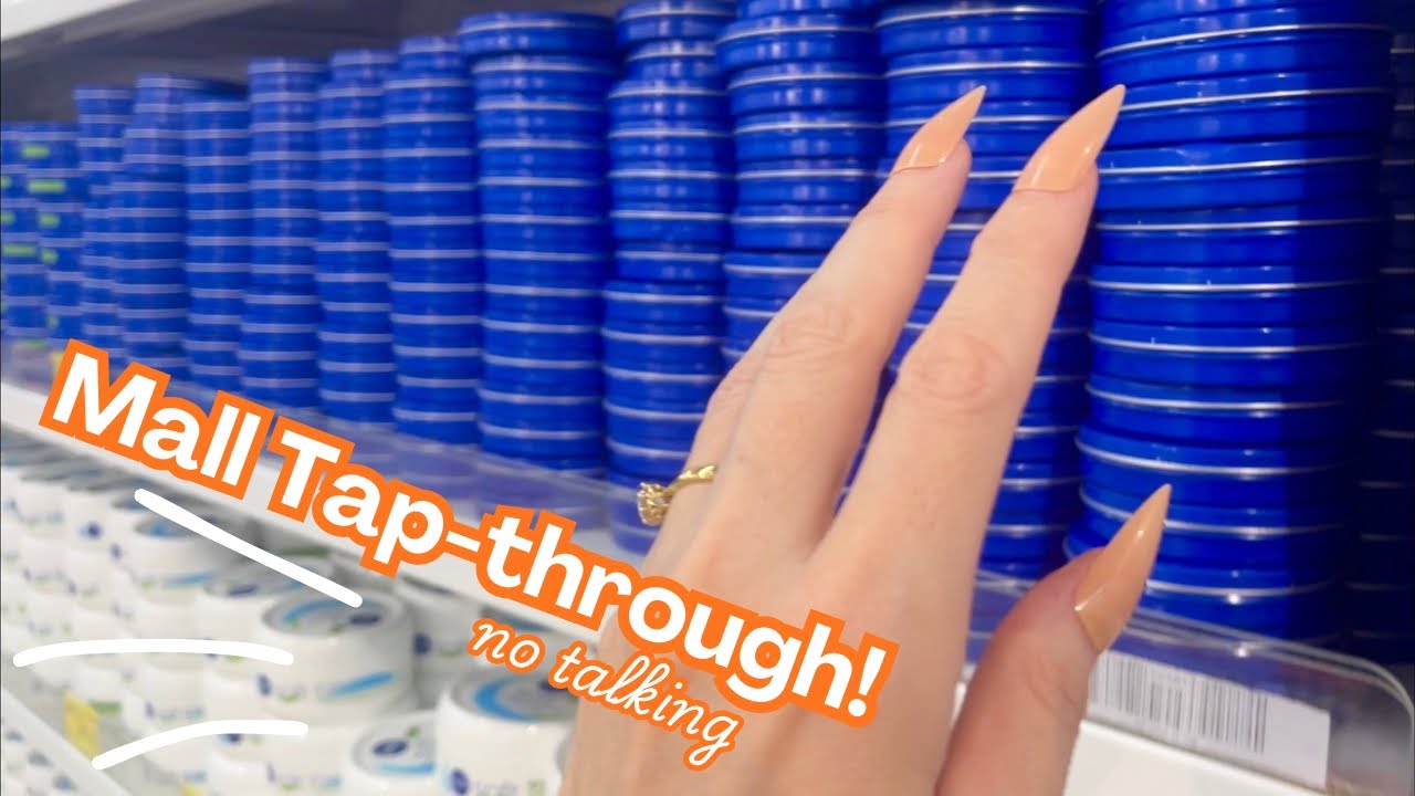ASMR * Tap/Scratching at the Mall! 