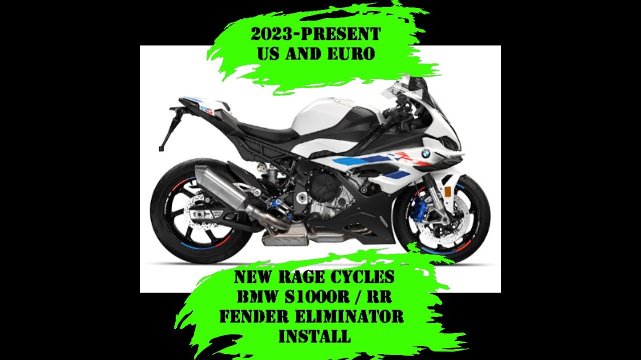 New Rage Cycles Installation Instructions: 2023-Present BMW S1000R / RR Fender Eliminator (US/EU)