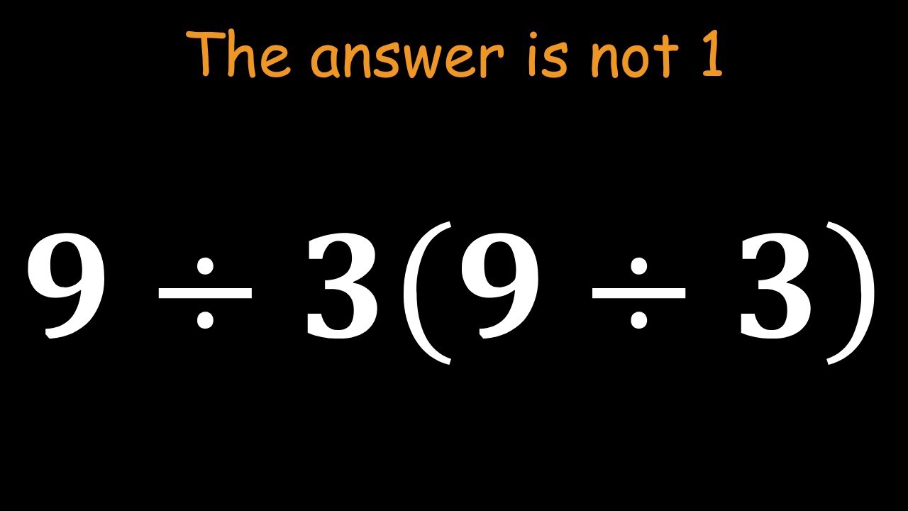 This Simple Math Expression Stumps Everyone