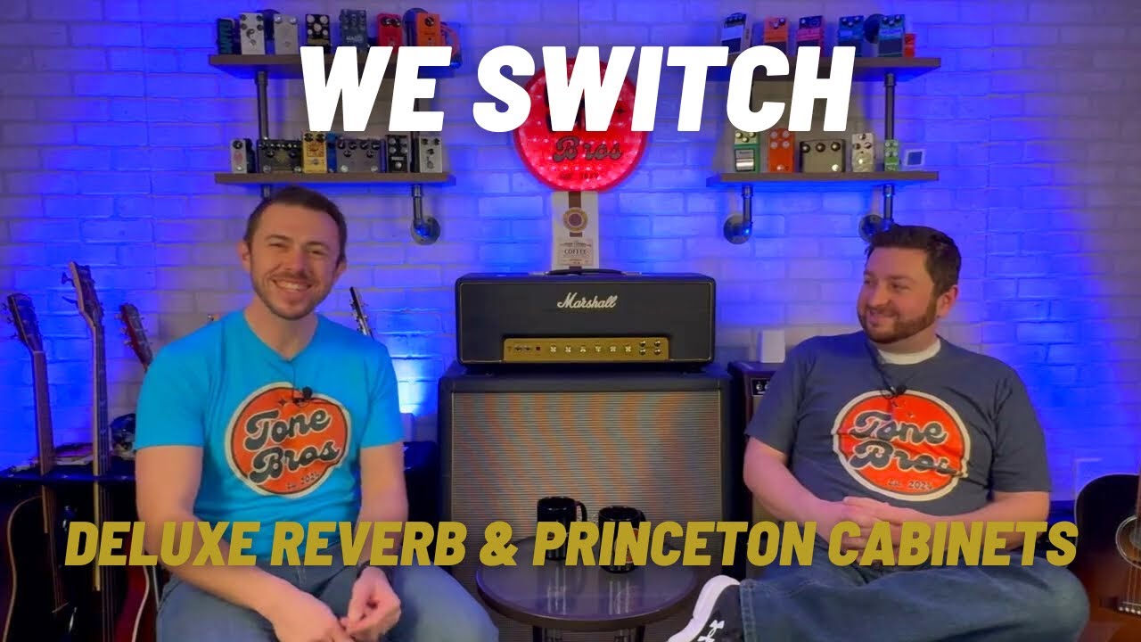 Давайте поменяем местами кабинеты Deluxe Reverb и Princeton Reverb, выберем одну марку и многое д...
