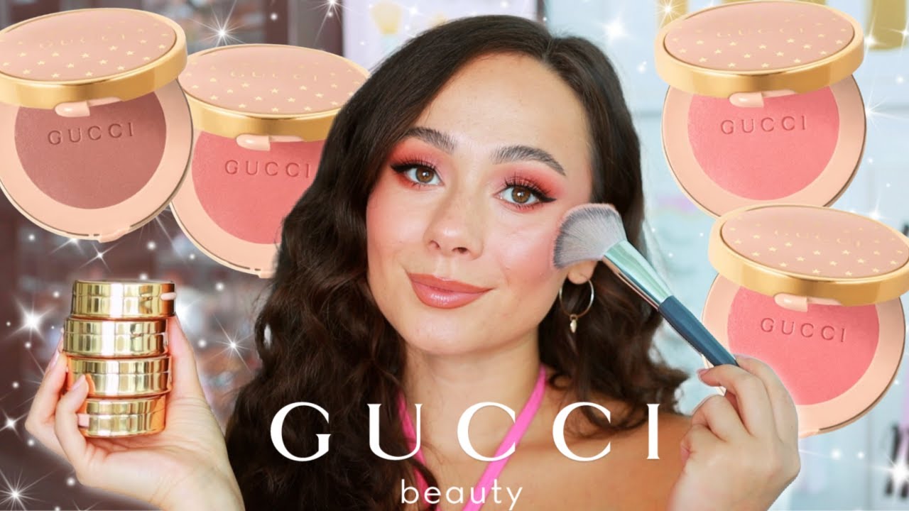 Я ПОТРАТИЛА 200 ДОЛЛАРОВ НА ЭТИ РУМЯНА... РУМЯНА GUCCI BEAUTY!!