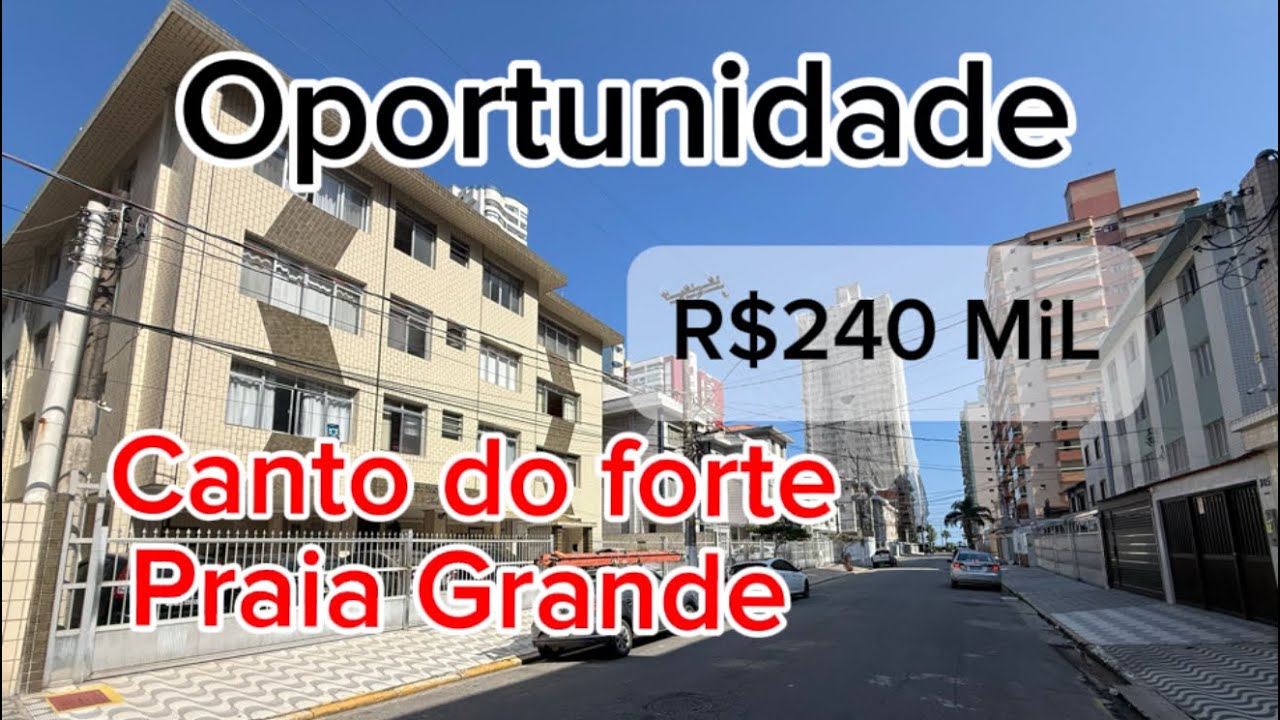 R$240 Mil | Oportunidade | Canto do Forte, Praia Grande | 150m do Mar | 