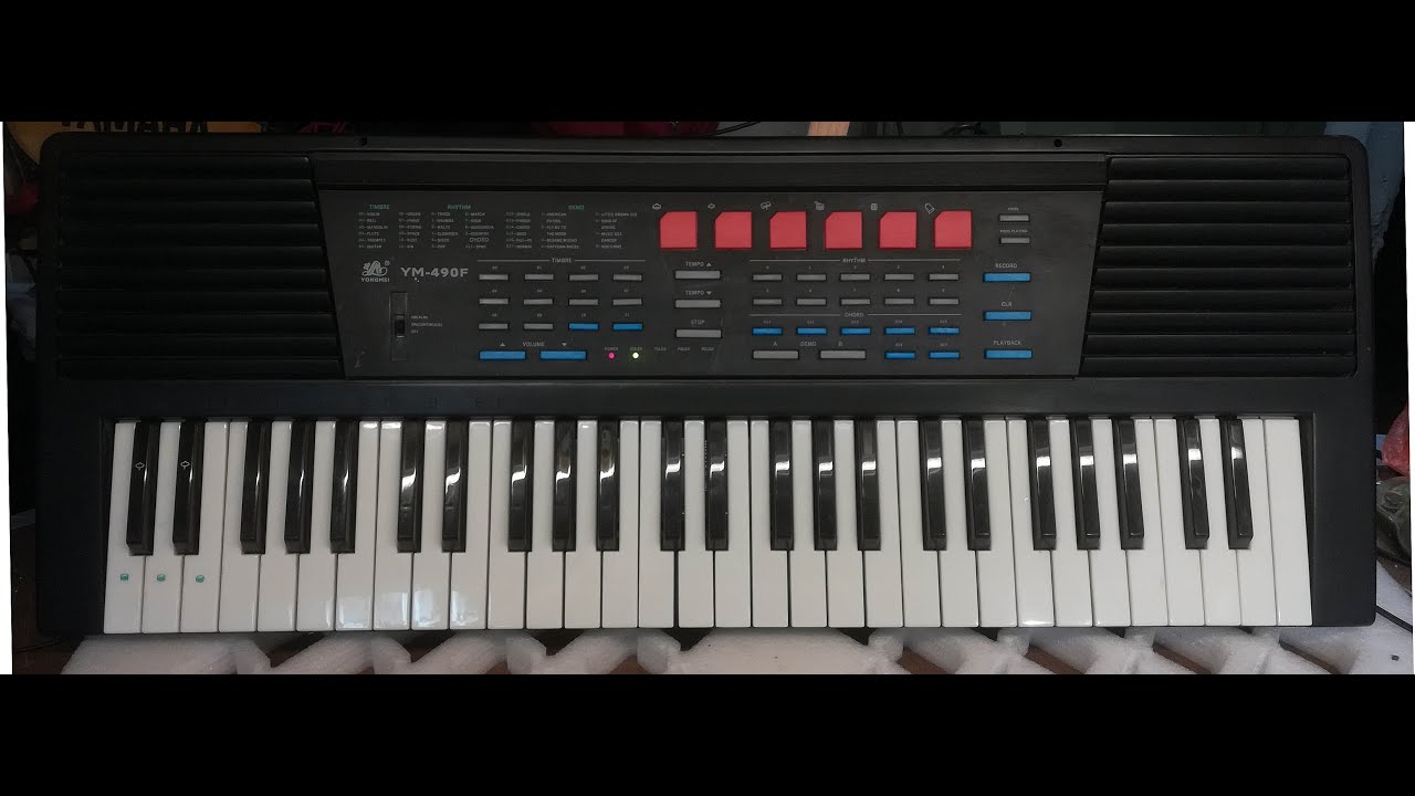 YONGMEI YM-490F (sound and styles demonstration)