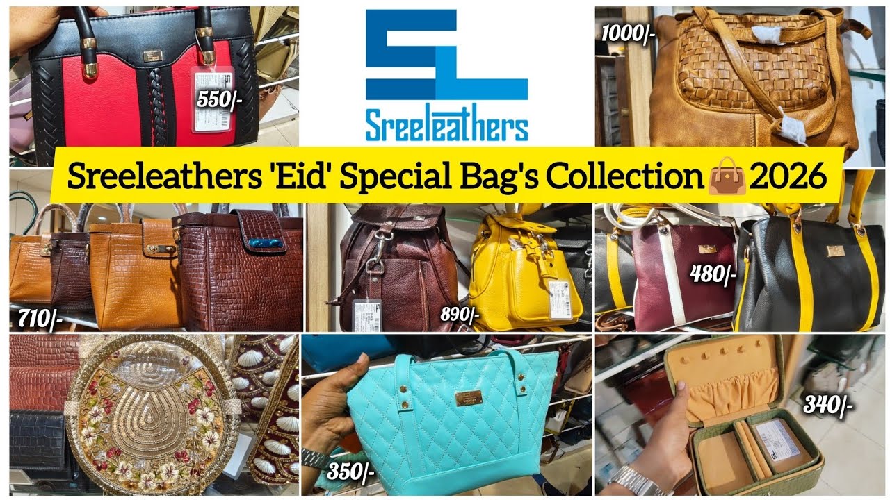 Sreeleathers New Market Special Bags Collection For Eid 2026 😍 | Latest Handbags & Ladies Bags