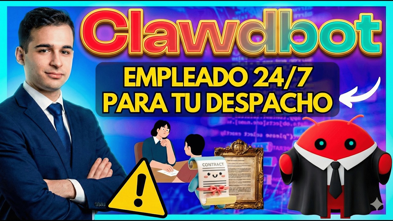 🟥OPEN CLAW: el AGENTE de IA para tu Despacho que Trabaja mejor que 10 Becarios Juntos.