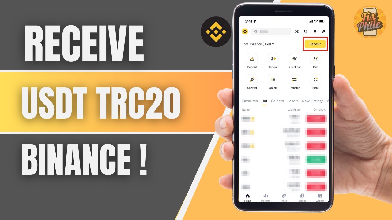 How to Receive USDT TRC20 on Binance (Wallet Address Tutorial)