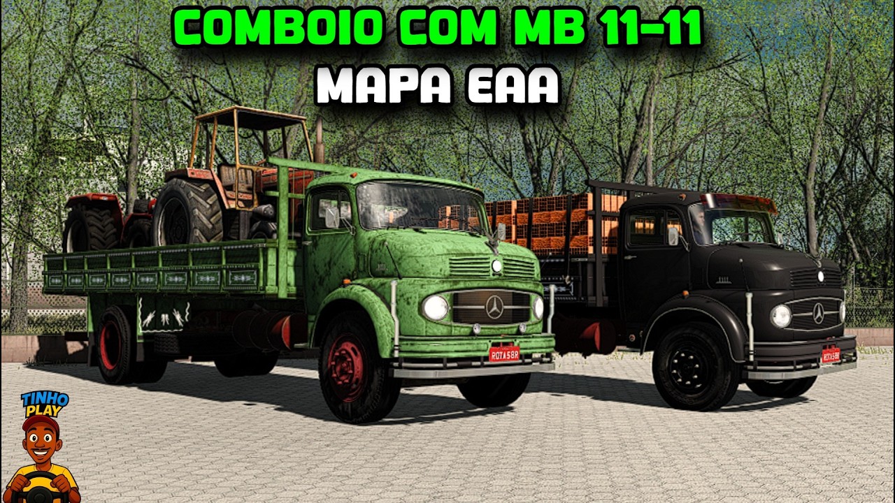 ⭕ETS2-1.58 - DESAFIO COM A MB11-11 CUIDA - MAPA EAA