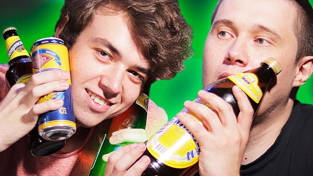 Extremely Drunk Russians Try The Cheapest Russian Beer