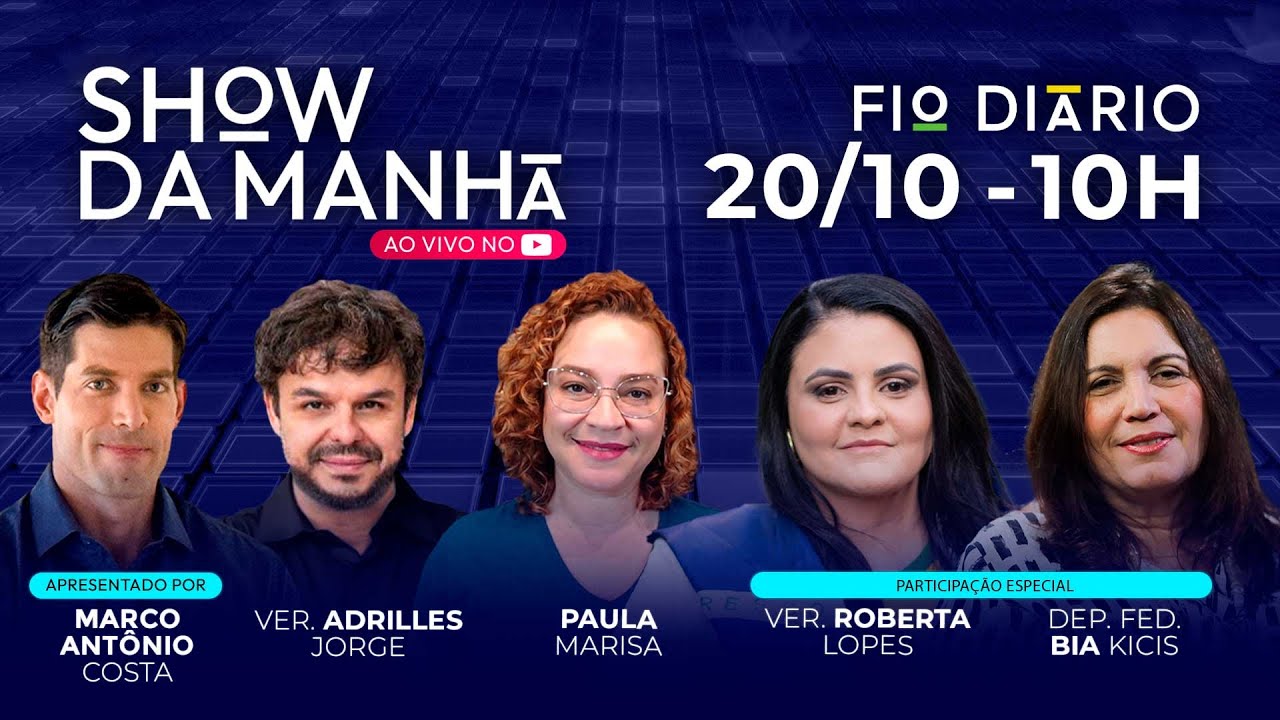 SHOW DA MANH&Atilde; - FBI NO CASO FILIPE MARTINS - DEP. FED. BIA KICIS - 20/10/2025