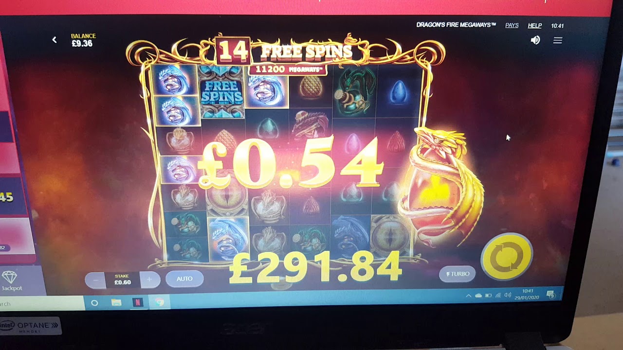 BIG WIN on Dragons Fire Megaways