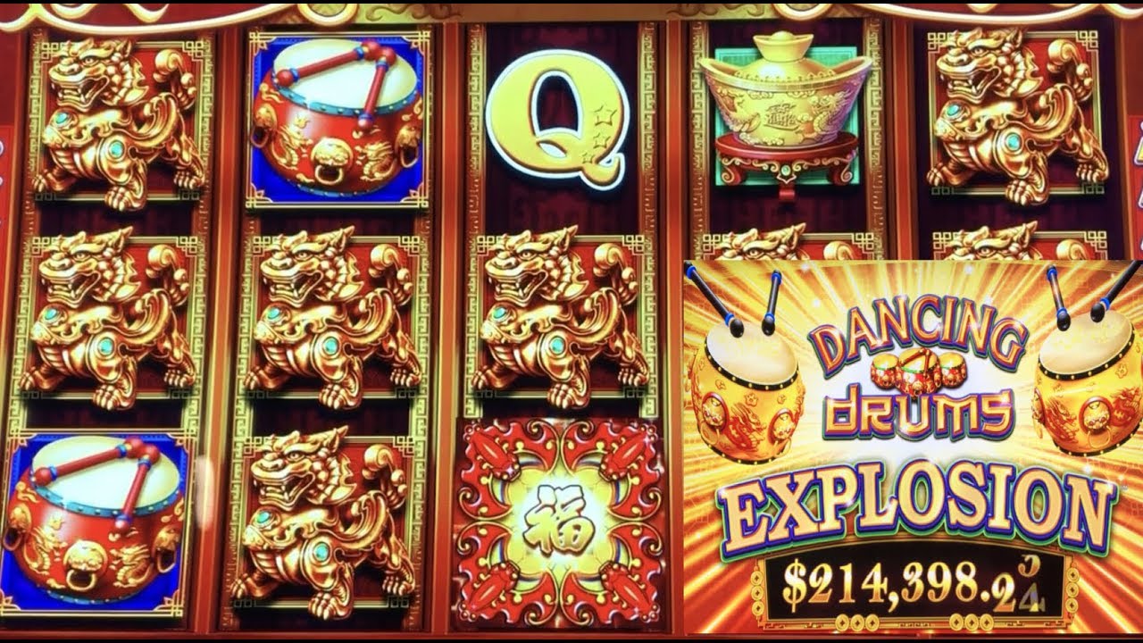 ★YES ! BETTER THAN A JACKPOT☆DANCING DRUMS EXPLOSION Slot $185 Free Play Live $5.88 Bet☆San Manuel
