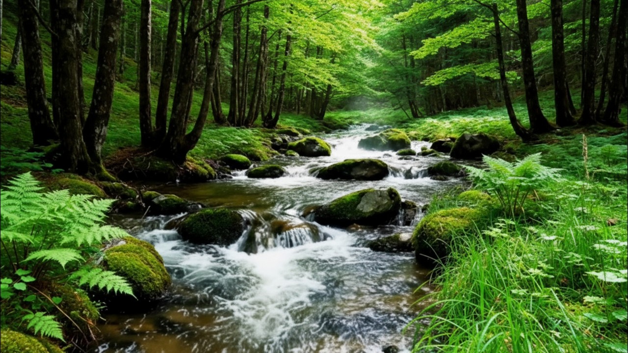 A Gentle River for Deep Sleep | Calm Your Mind and Release Stress Naturally (No Music)