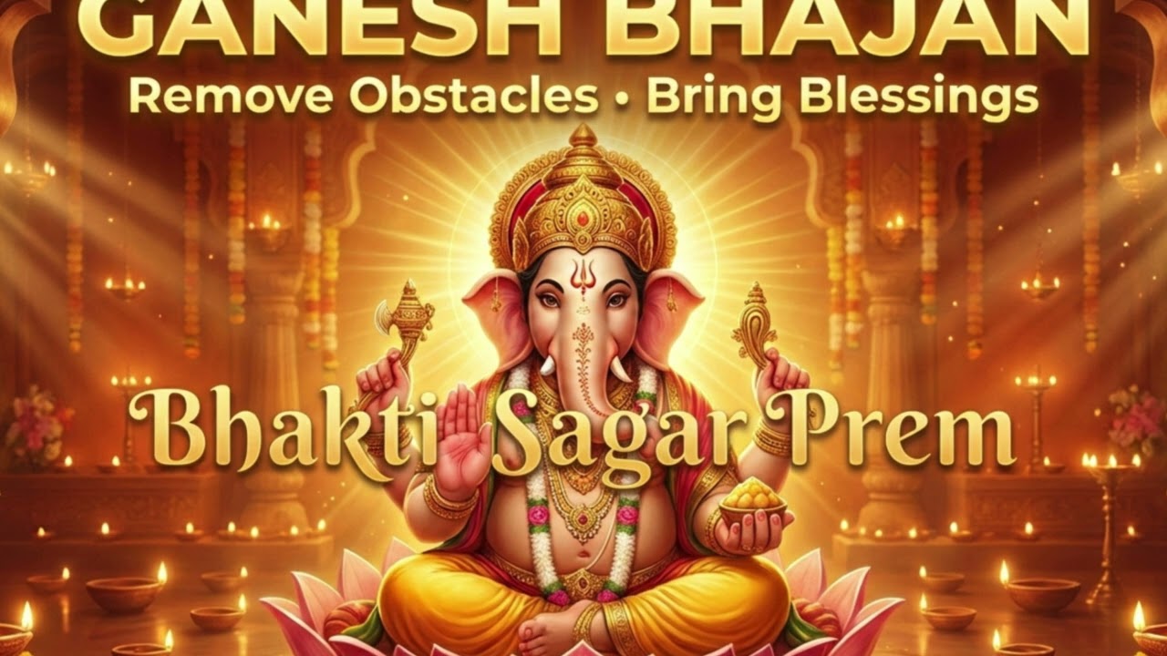 Ganesh Bhajan | Remove Obstacles & Bring Blessings | Peaceful Devotional Songs 🙏