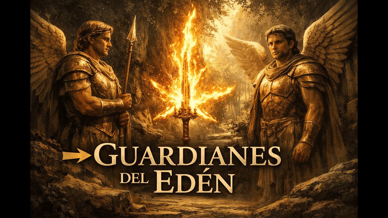 📖 El enigma de los querubines y la espada flamígera: guardianes del Edén - Historias Biblicas