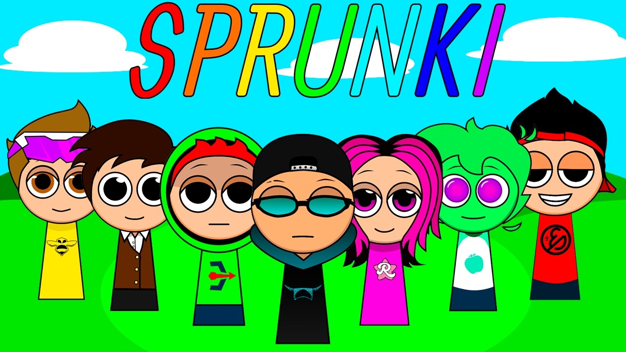 Fiz os SPRUNKIS dos YOUTUBERS FAMOSOS!