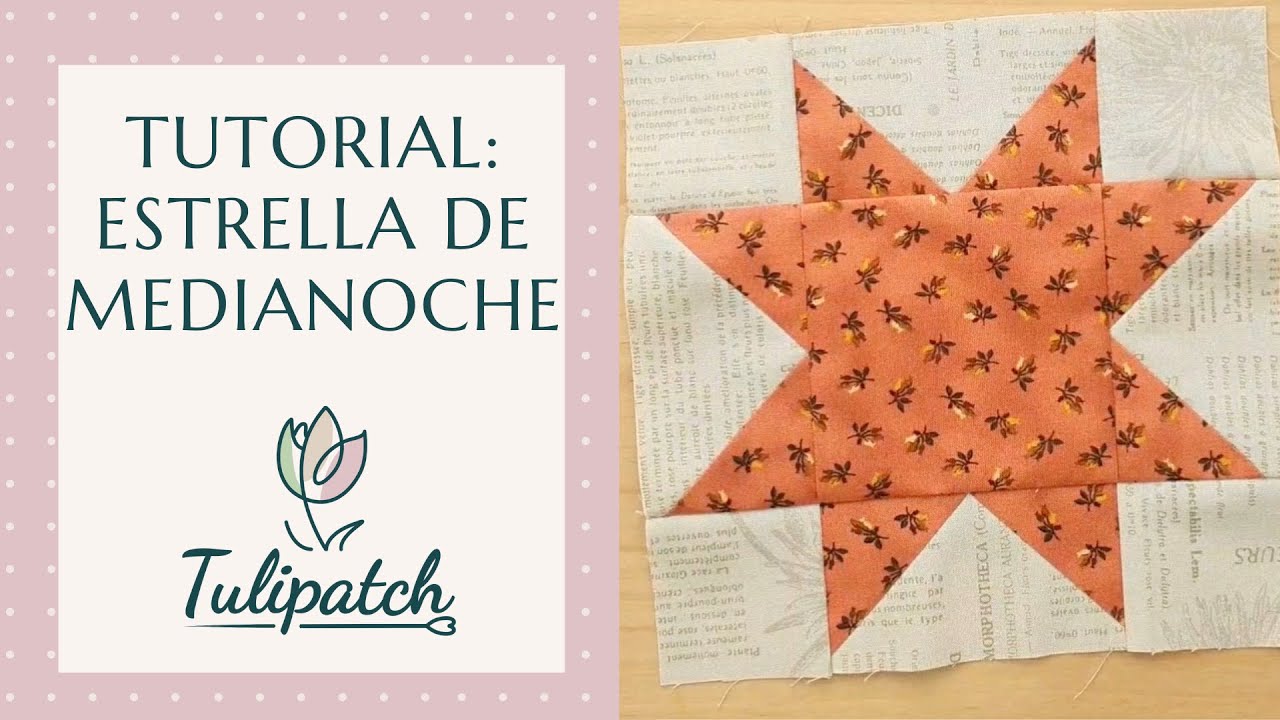 Tutorial de Patchwork: Estrella de medianoche