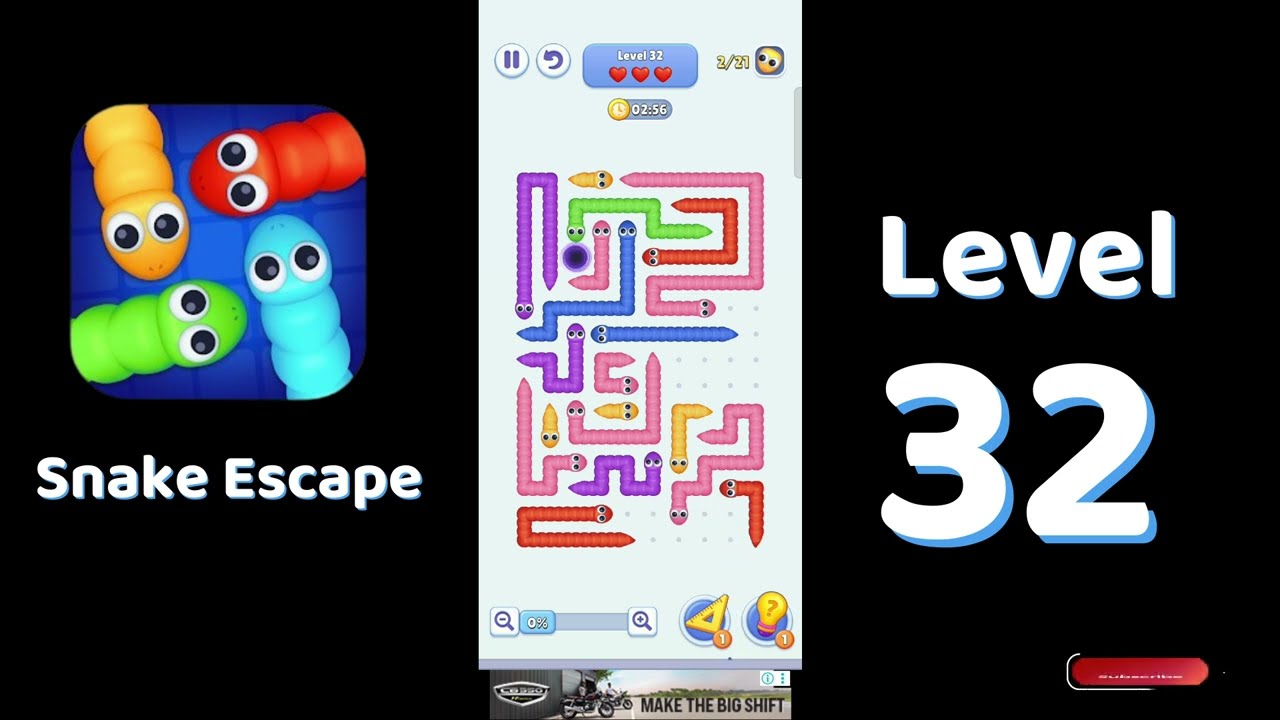 Snake Escape Level 32 Walkthrough 🐍 | Calm Puzzle Escape Game | SolutionGuruji