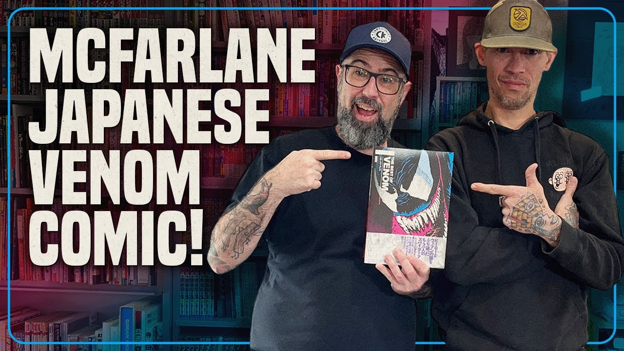 Todd McFarlane Venom First Appearance In JAPANESE?? With @japanbookhunter !