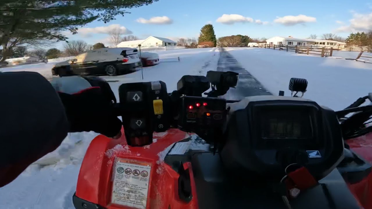 1.6.22 - Honda Rancher 420 Snow Plow