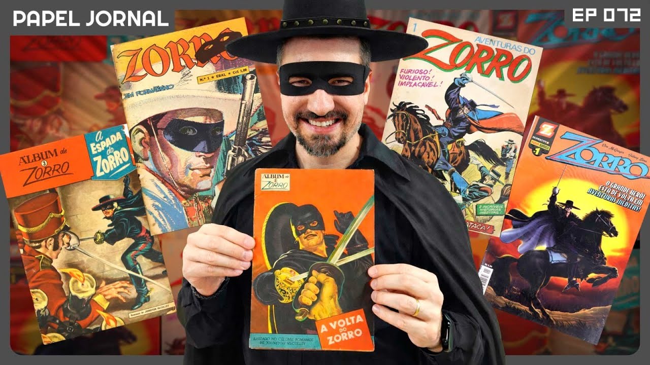 7 fatos incríveis sobre ZORRO e seus gibis das antigas