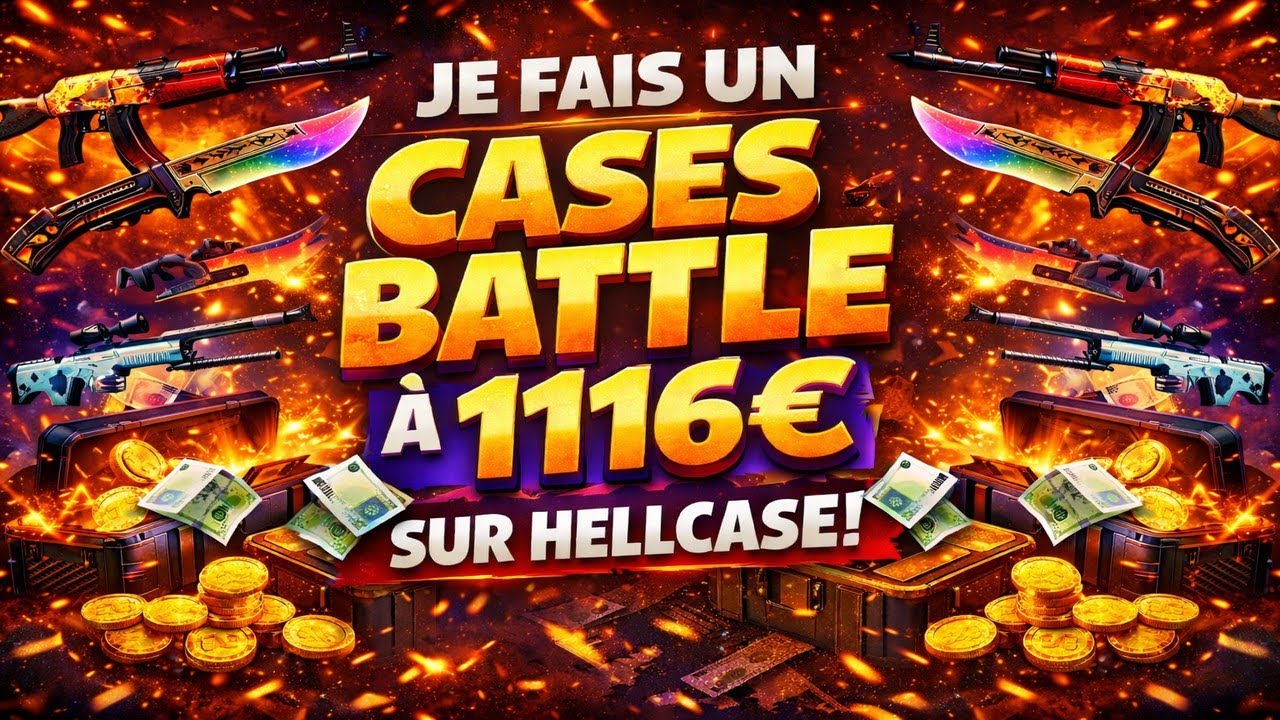 JE FAIT UN CASES BATTLE A 1116 EURO SUR HELLCASE