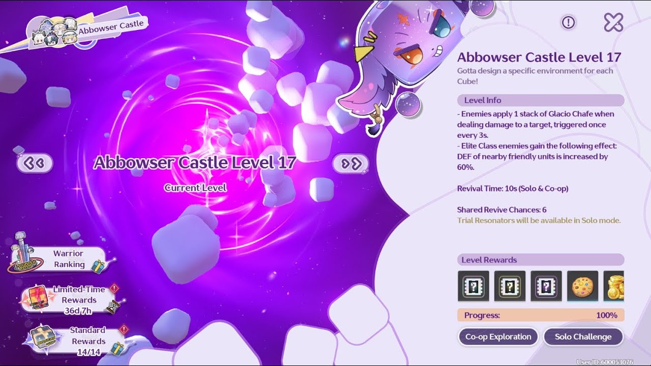 Abbowser Castle level 17 | 100% | wuthering waves