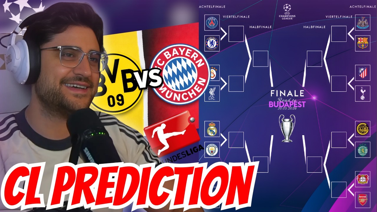 ELI PREDICTED DIE KOMPLETTEN CL-PLAYOFFS 👀🔥 + Elis Tipp für Dortmund vs Bayern 👀🔥⚽