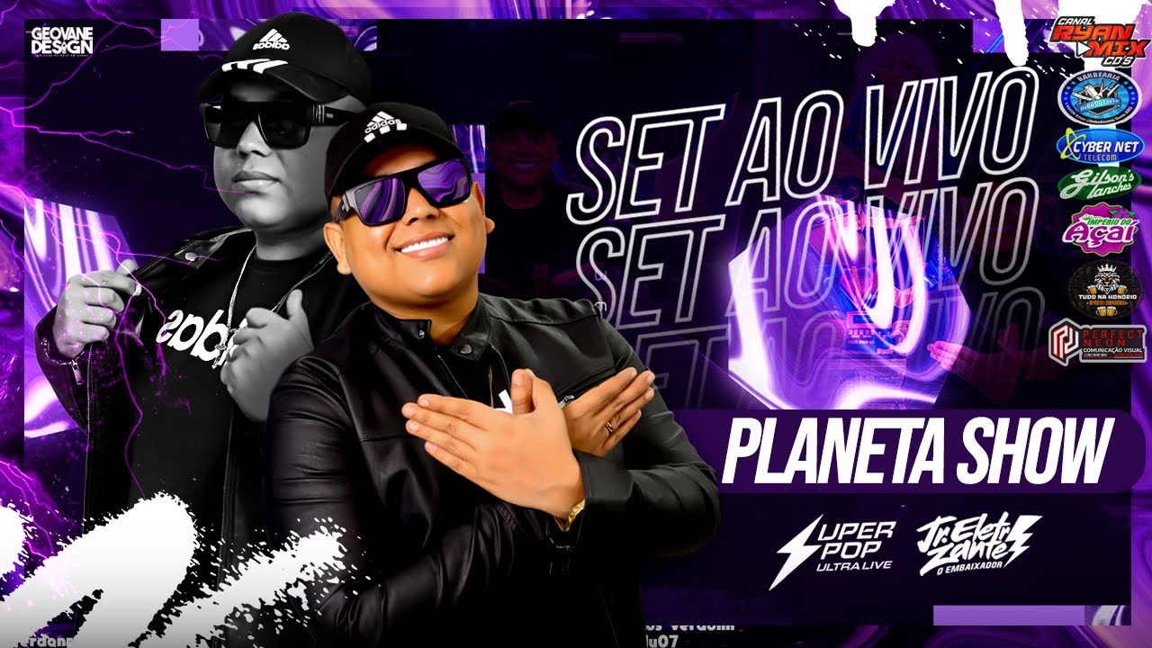 CD AO VIVO DJ JR ELETRIZANTE NO PLANETA SHOW ( SUPER POP ULTRA LIVE ) 03-05-2025