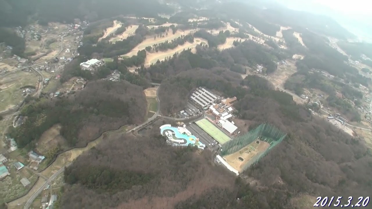 越生町【越生梅林】空撮（2015 3 20）撮影