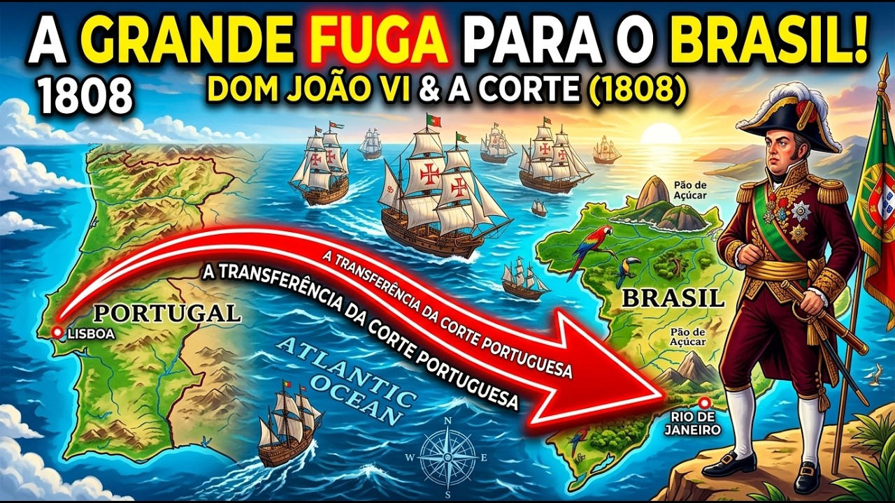 O Dia em Que Um Rei Fugiu Para o Brasil Para Escapar de Napoleão Bonaparte
