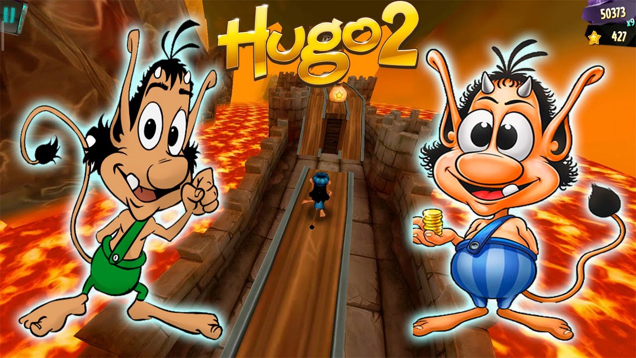 Hugo Troll Race 2   Funny video Game for Kids