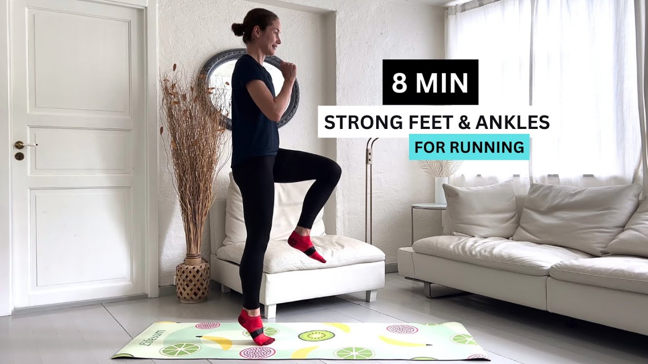 Strong Feet & Ankles for Running - 8 Minute at Home Workout