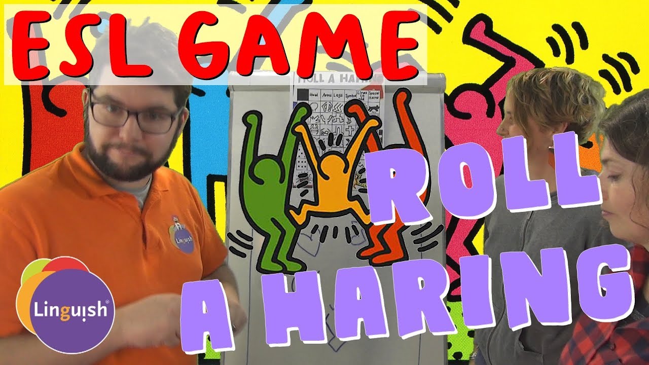 Linguish ESL Games // Roll a Haring // LT133