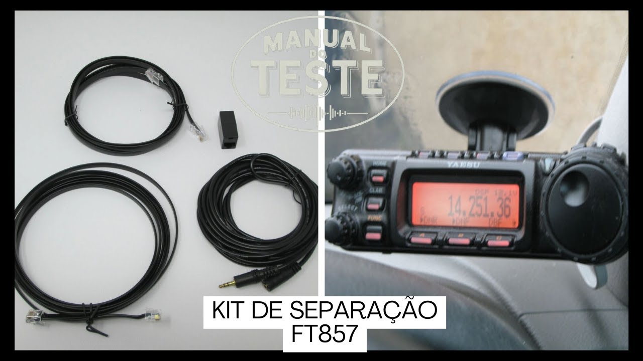 KIT SEPARAÇÂO YAESU FT-857 CASEIRO