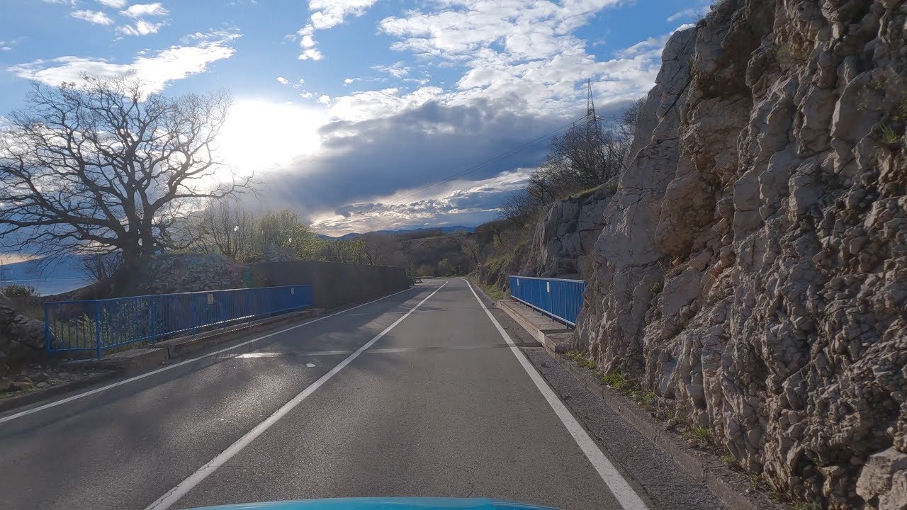Car ride Novigrad to Rijeka Croatia 2023
