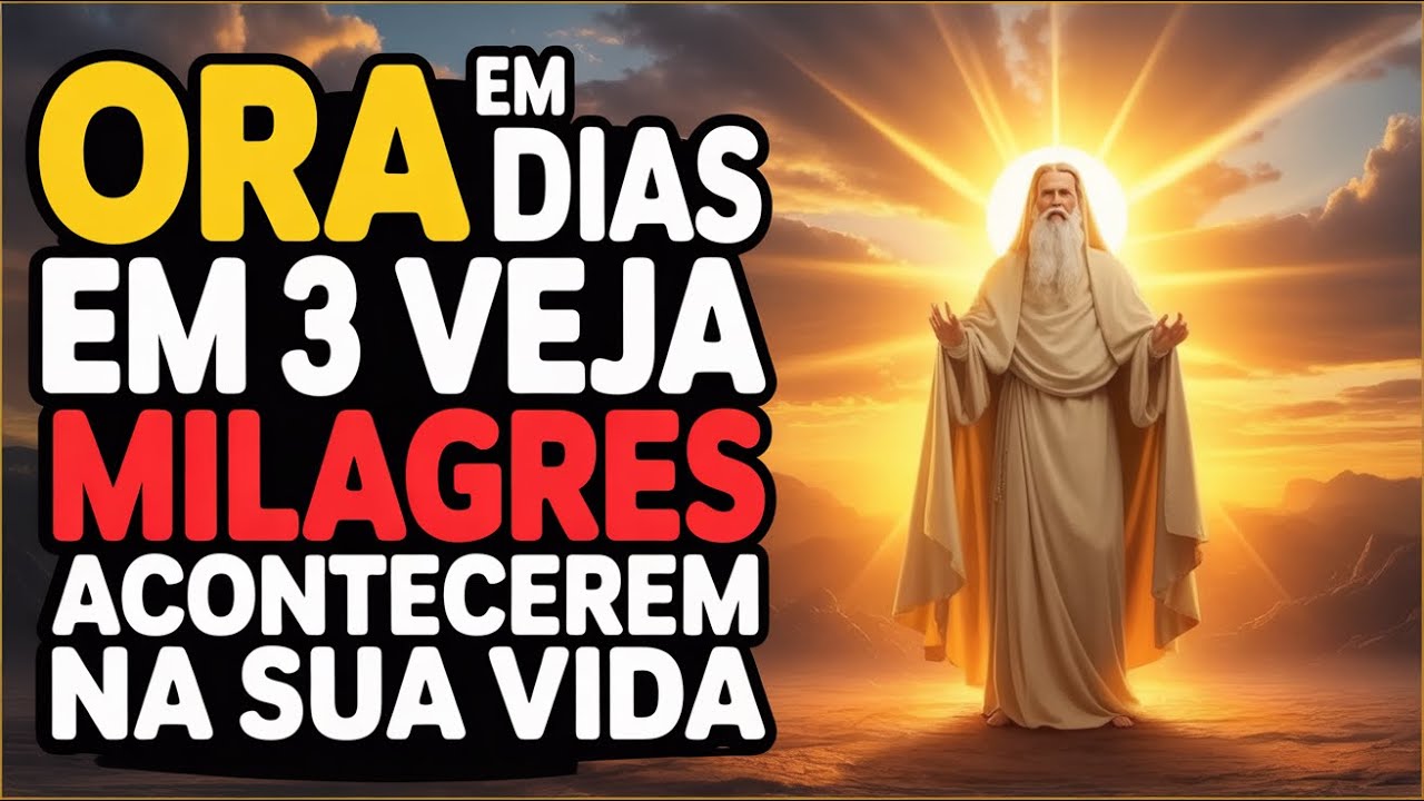 Esta ORAÇÃO TRANSFORMADORA e SAGRADA vai EXPULSAR toda MALDIÇÃO da Sua VIDA em apenas TRÊS dias