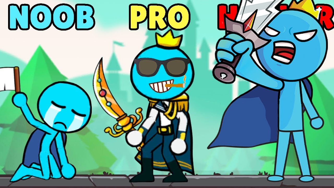 NOOB vs PRO vs HACKER in Stick Clash