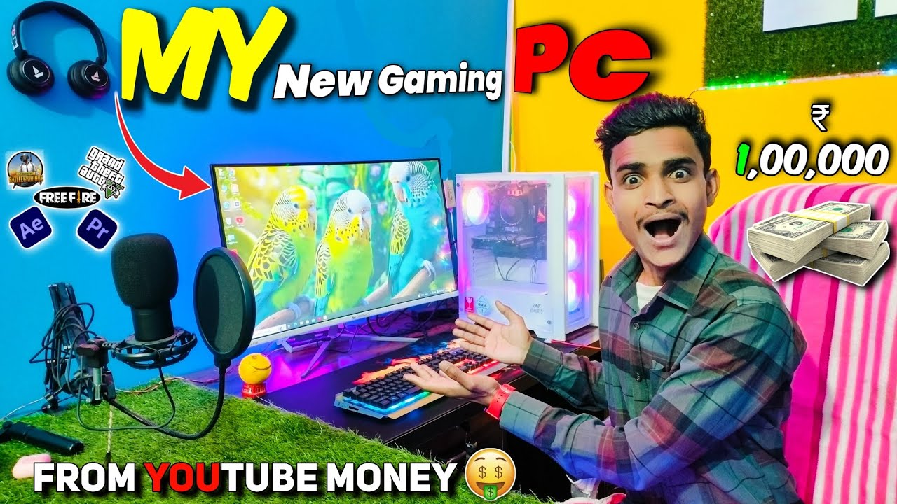 My New Gaming Pc🖥️ | Rs 1 Lakh💸 | गरीब का सपना पूरा हुआ 🥹 @TechyFactBrain #gamingpc