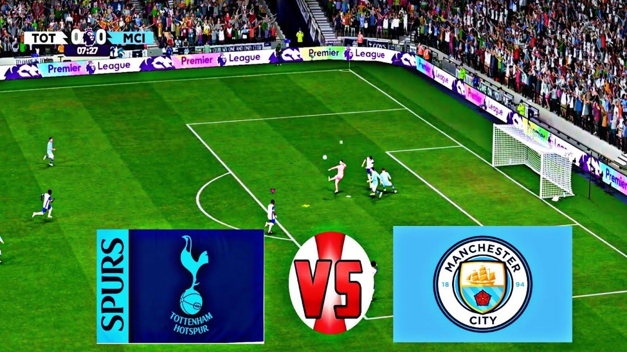 Big CLASH🔥| Manchester City vs Tottenham Hotspur | FC 25 Football Gameplay 
