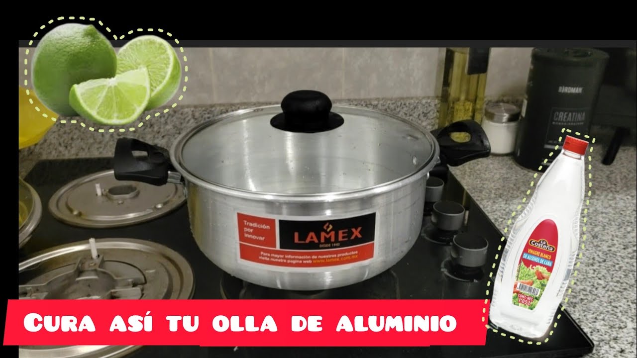 COMO CURAR OLLAS Y SARTENES DE ALUMINIO ‼️FACIL Y RÁPIDO 👌