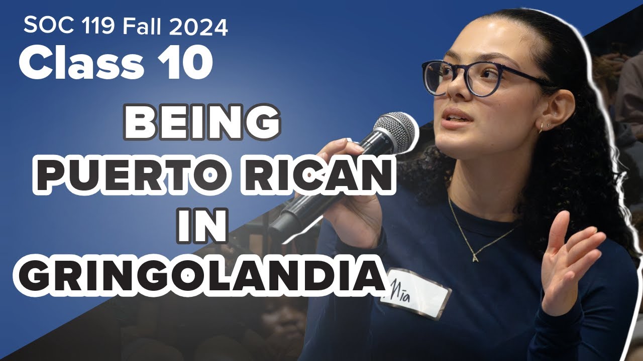Puertorriqueños | Puerto Rico Discussion | 24FA Class #10 Full Lecture