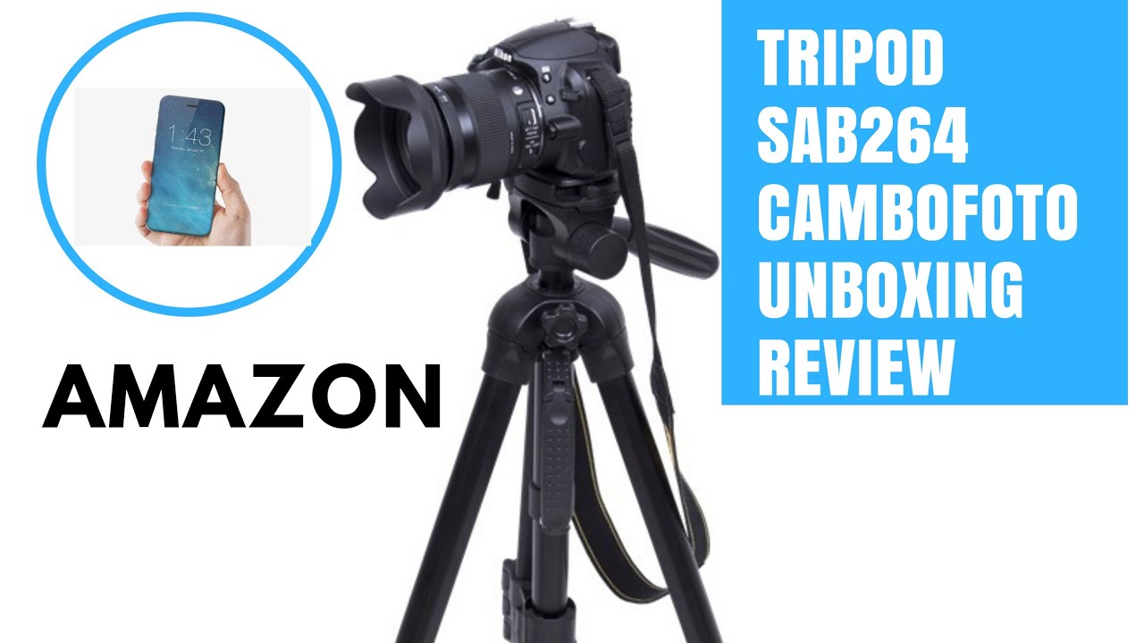 Tripod SAB264 CAMBOFOTO 360&deg; Amazon Review & Unboxing