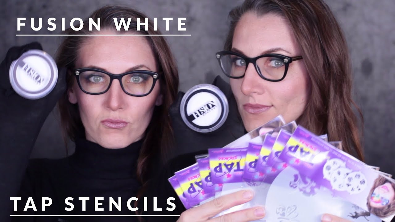 Fusion Prime white and Paraffin white comparison I Galaxy TAP Stencils review from JestPaint shop
