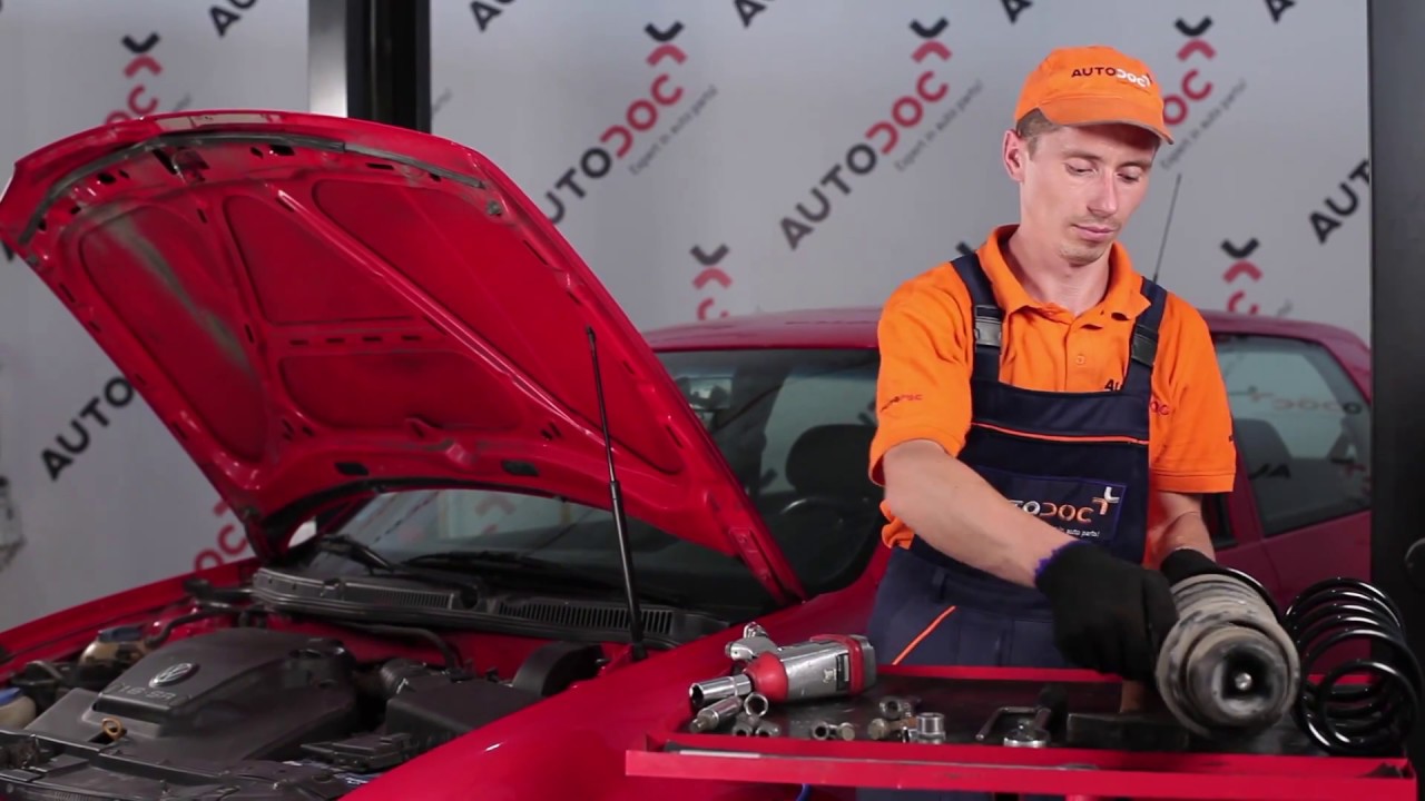 Cum se inlocuiesc arc de suspensie din față pe VW GOLF 4 TUTORIAL | AUTODOC