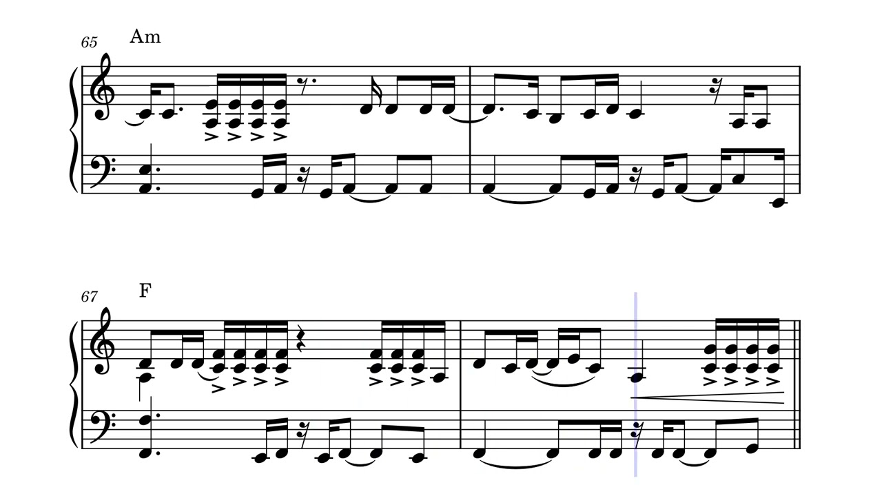 The Bridge – Airbag | Piano Transcription