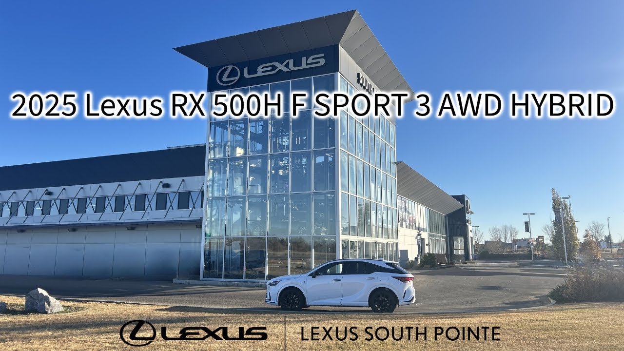 2025 Lexus RX 500H F SPORT 3 AWD HYBRID (L251061A) | Lexus South Pointe