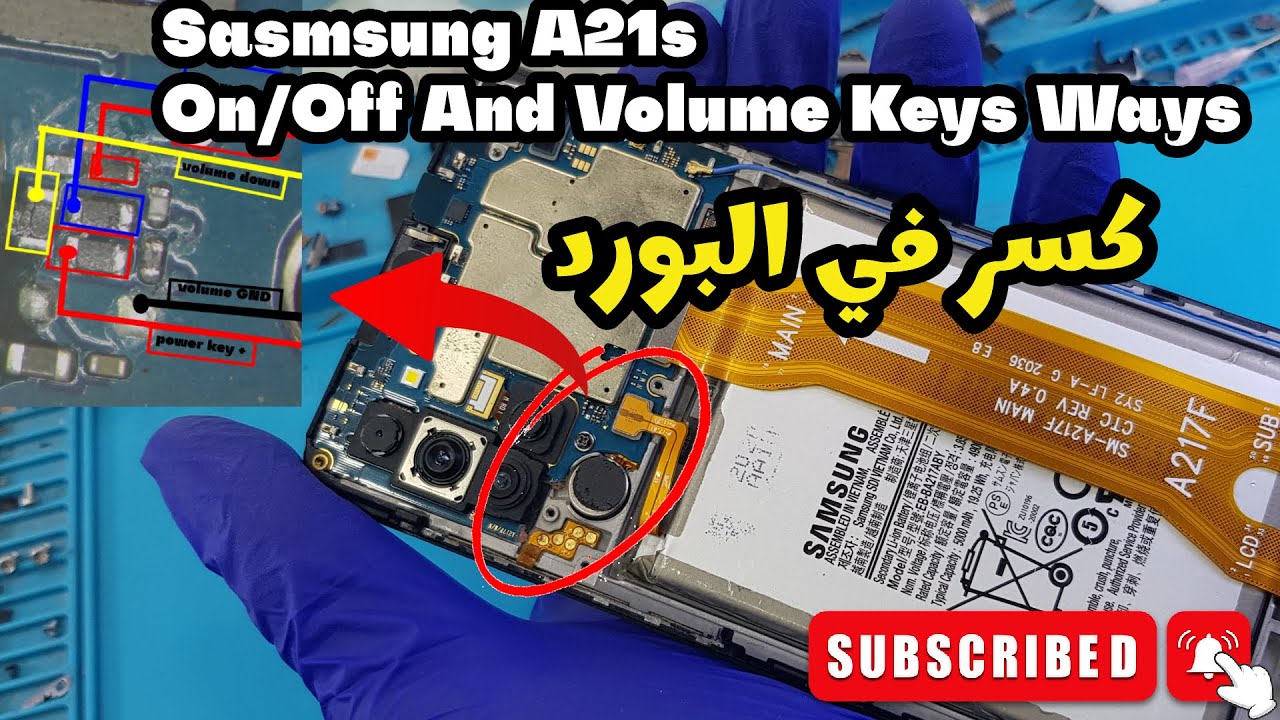 How to Fix Samsung A21s with Broken Board -Power and Volume Keys Not Working - Using Jumper Wires!