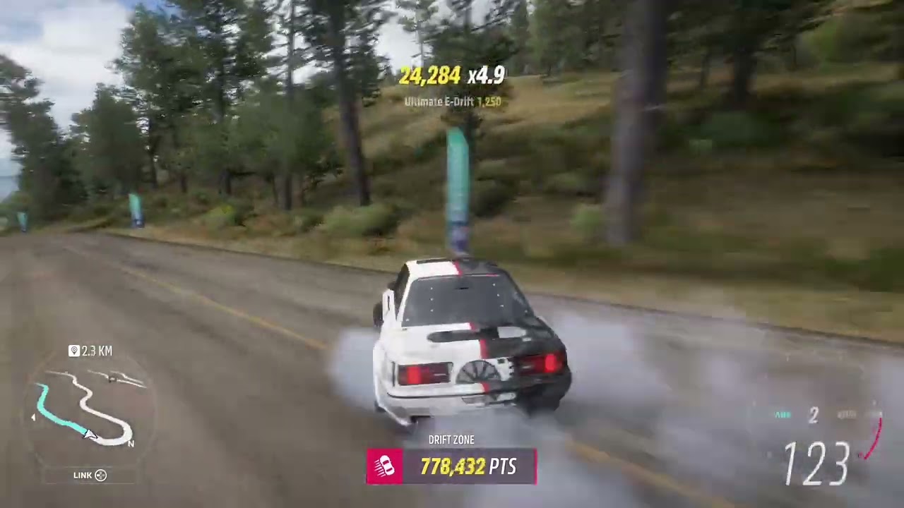 FH5 cara este drift zone 1.94 million in AWD With drag tires
